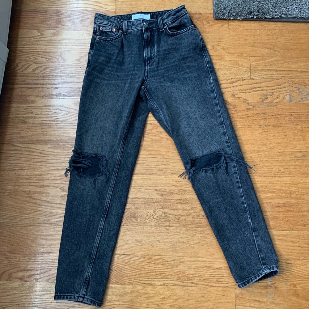 Topshop black jeans size w26 L32